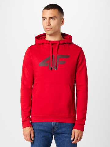 4FSportska sweater majica - crvena boja: prednji dio