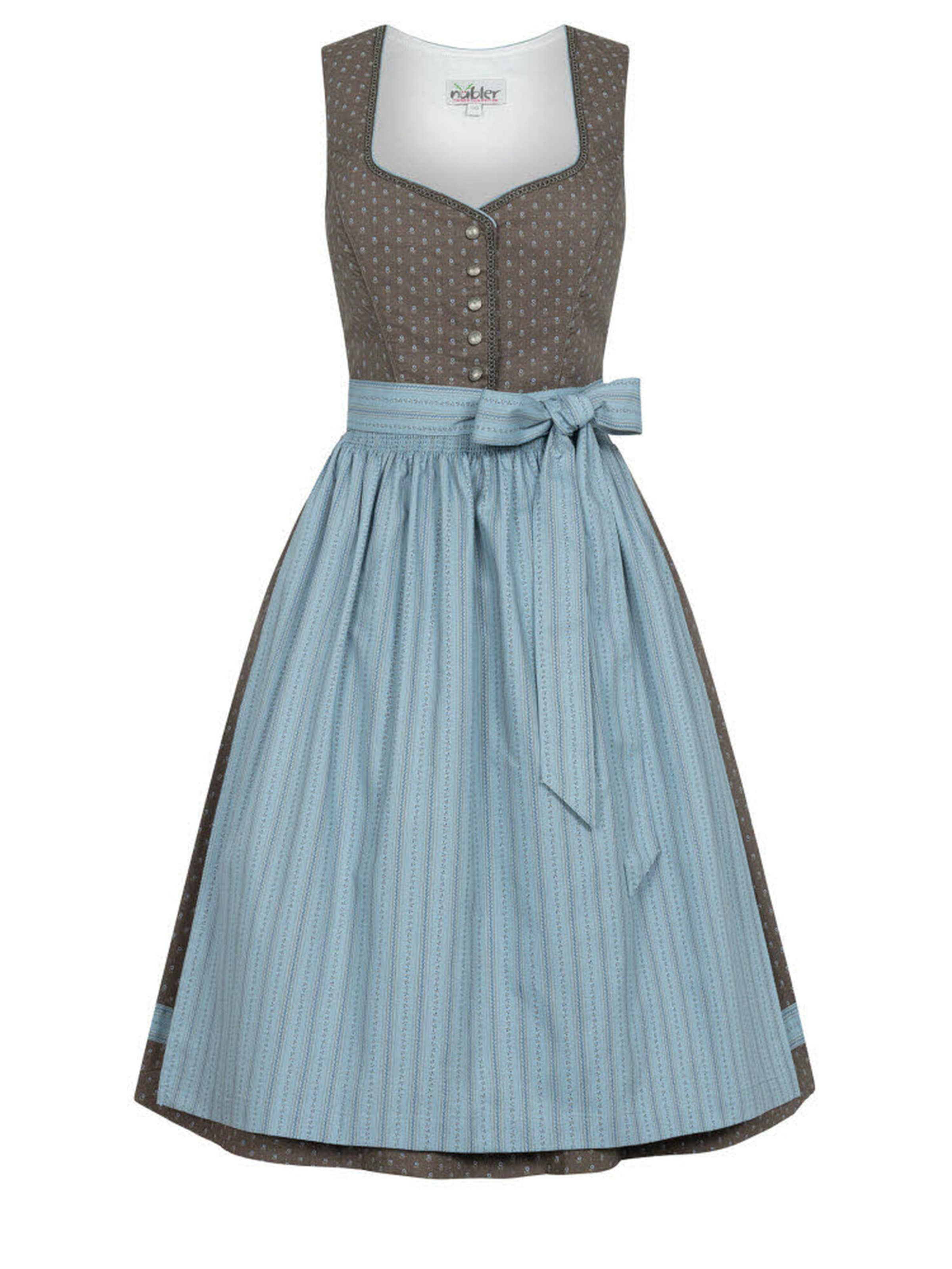 Trachtenhof Nübler Dirndl 'Dirndl midi Felicitas'‌‌‌‌‌ in braun, Produktansicht