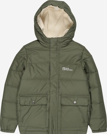 JACK WOLFSKIN Outdoor jacket 'Snow Fox' in Green: front