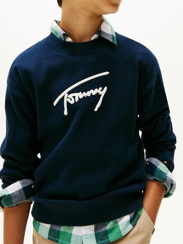 TOMMY HILFIGER Pullover 'Varsity' in Blau
