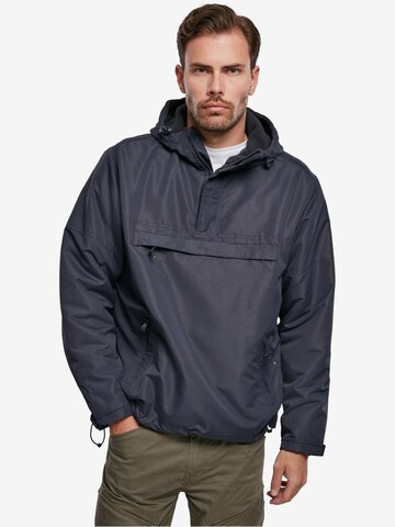 Brandit Between-Season Jacket in Blue: front