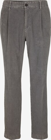 JOOP! Slim fit Pleat-Front Pants in Grey: front