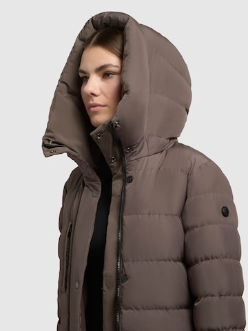 khujo Wintermantel 'DAWI' in Bruin