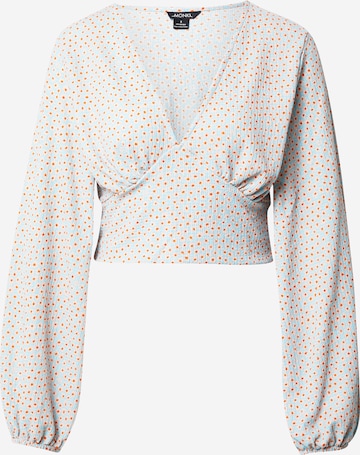 Monki Blouse in Blue: front