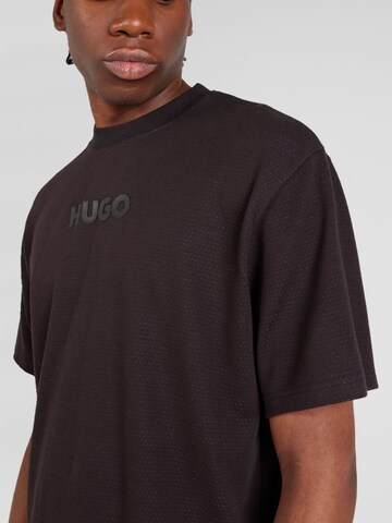 HUGO Shirt 'Daktai' in Black