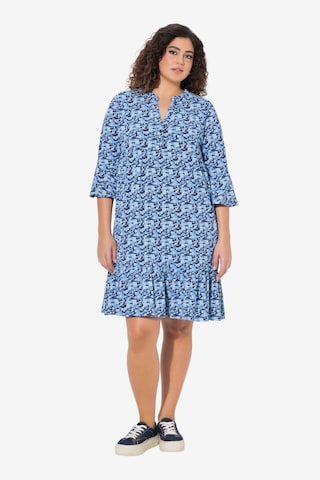 Ulla Popken Mekko värissä sininen: etupuoli