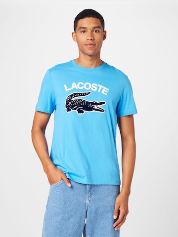 LACOSTE T-shirt i blå: framsida