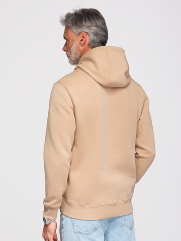 Sweat-shirt Ombre en beige