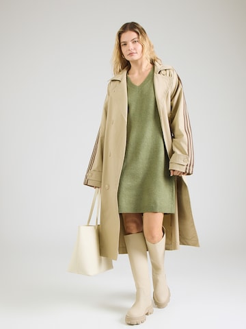 VILA Pletené šaty - Zelená