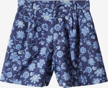 MANGO Regular Broek 'PALERMO' in Blauw: voorkant