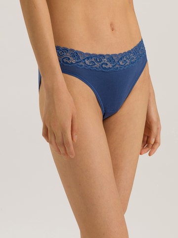 Hanro Panty ' Moments ' in Blue: front