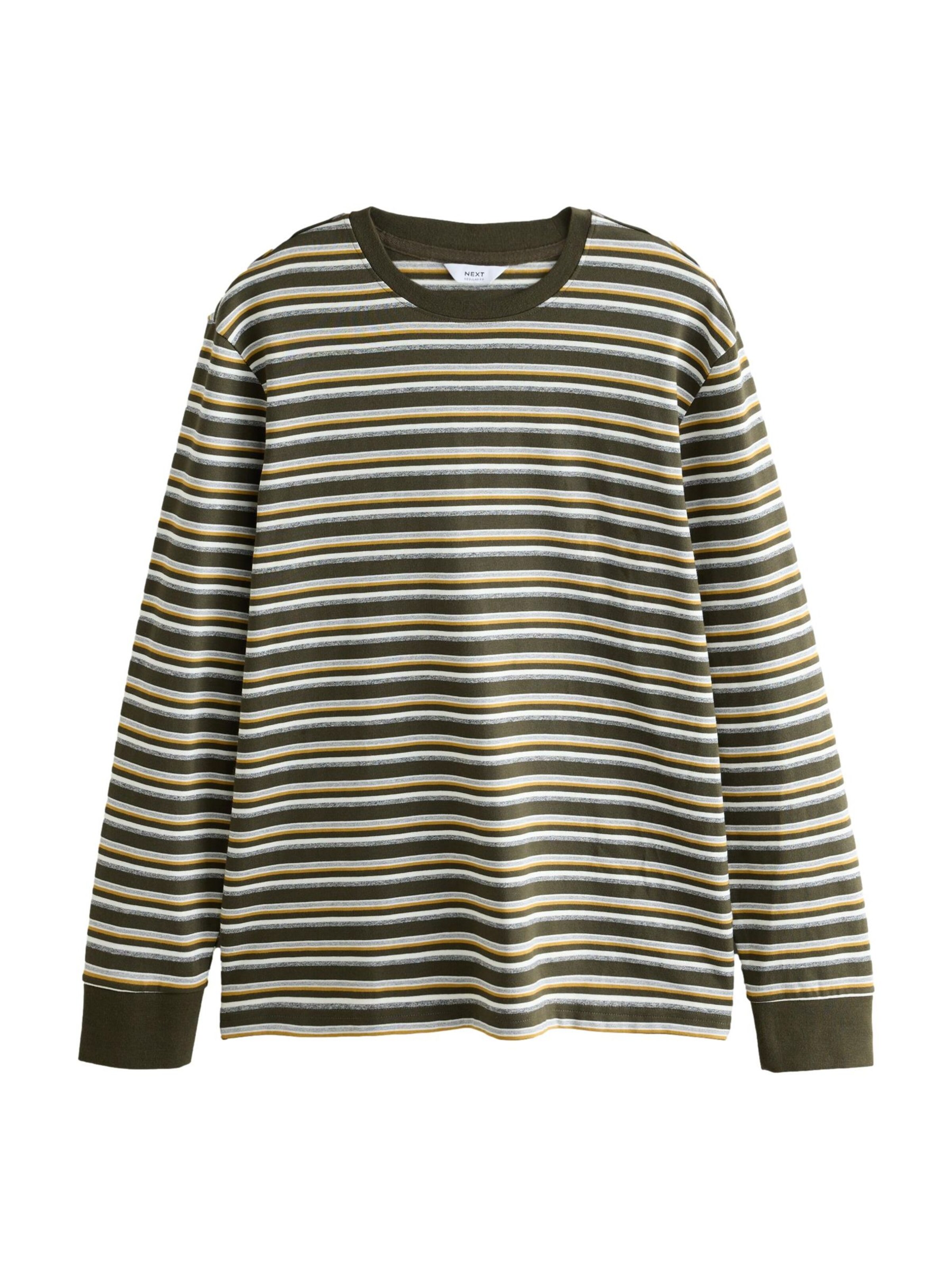 Next Shirt in XS in de kleur Pueblo / Donkergrijs / Donkergroen / Wit, Productweergave