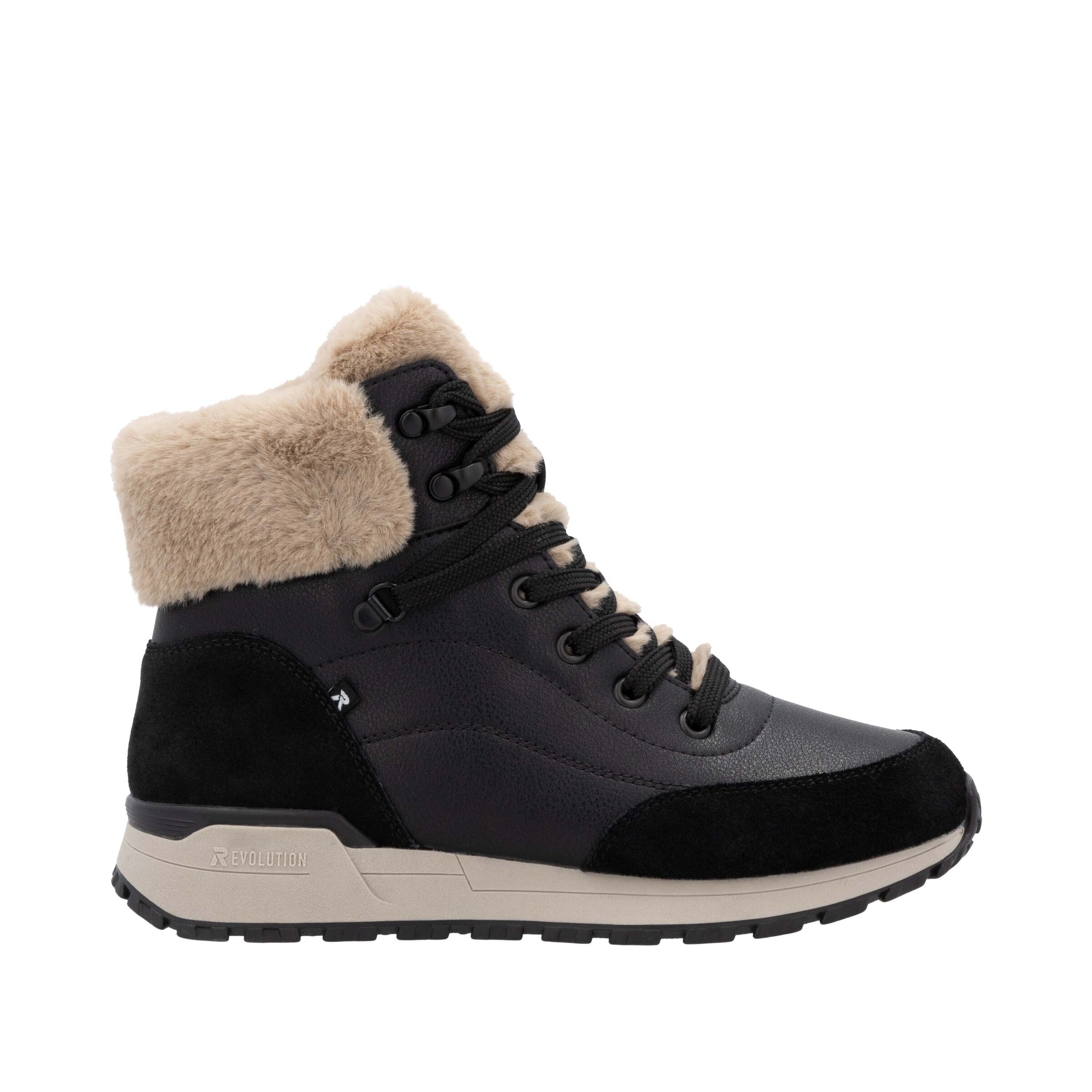 Rieker Sport - Botim com fivela em preto