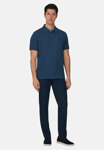 Coupe slim Pantalon chino Boggi Milano en bleu