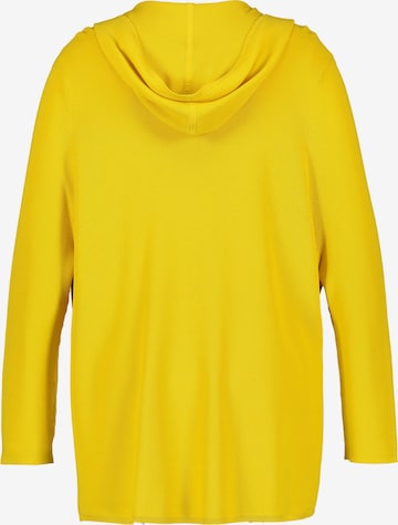 Cardigan SAMOON en jaune