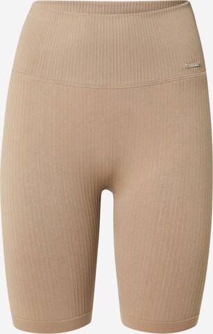 aim'n Skinny Sportbroek 'Espresso' in Bruin: voorkant