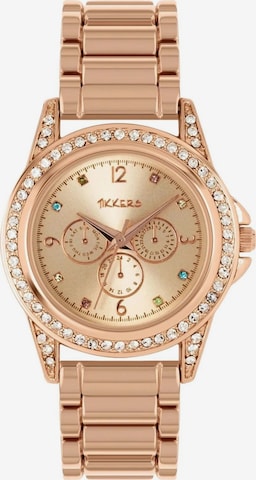 Tikkers Uhr in Pink: Vorderseite