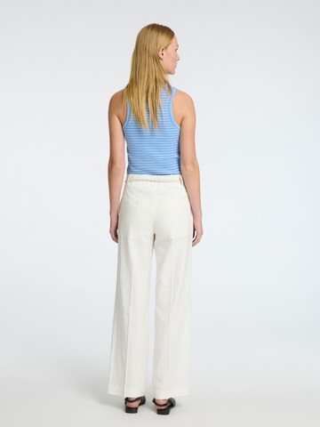 Regular Pantalon à plis 'TANIA-RITA' SELECTED FEMME en blanc