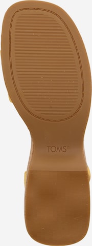 TOMS Sandály – žlutá