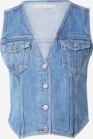 Abercrombie & Fitch Vest in Blue: front
