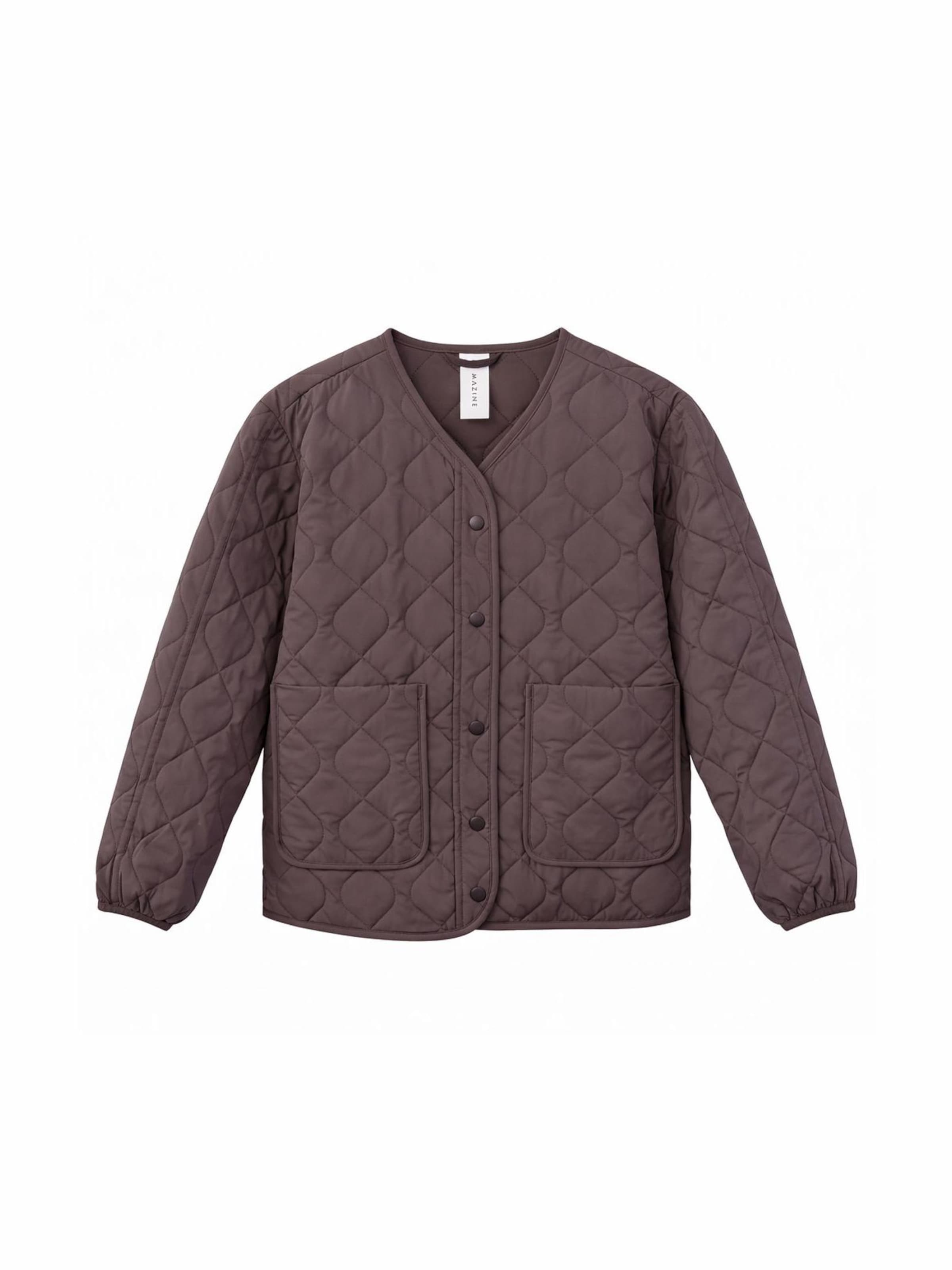 mazine Between-Season Jacket 'Sylvie' in Brown: front