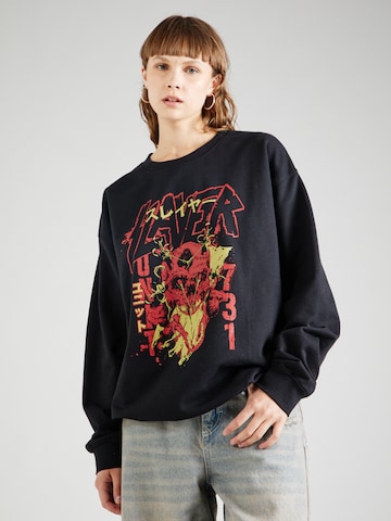 Nasty Gal Sweatshirt 'Slayer' in Schwarz: predná strana