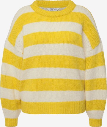 Pull-over Studio Untold en jaune : devant