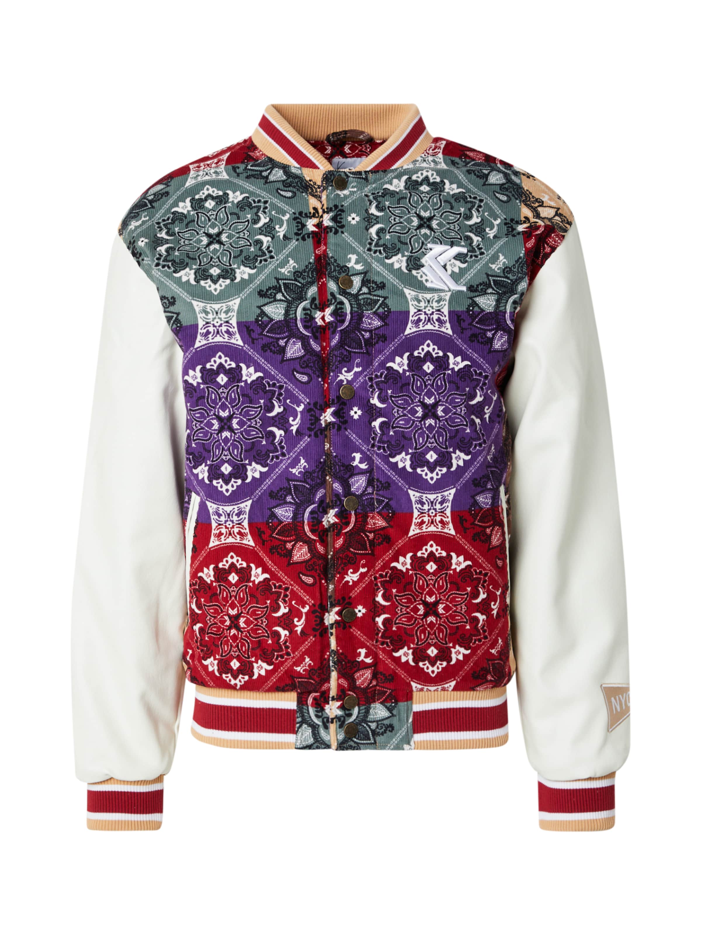 Karl Kani Φθινοπωρινό και ανοιξιάτικο μπουφάν σε ανάμεικτα χρώματα: μπροστά