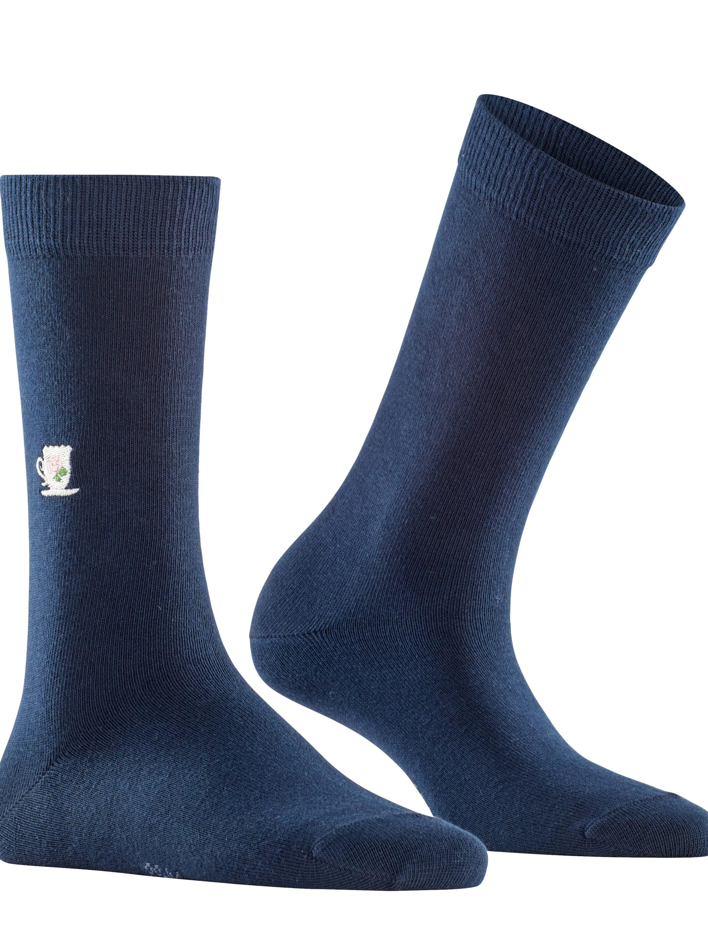 BURLINGTON Socks 'Brit Style' in Blue: front