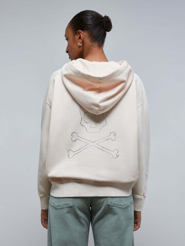 ScalpersSweater majica 'Skull V' - bež boja