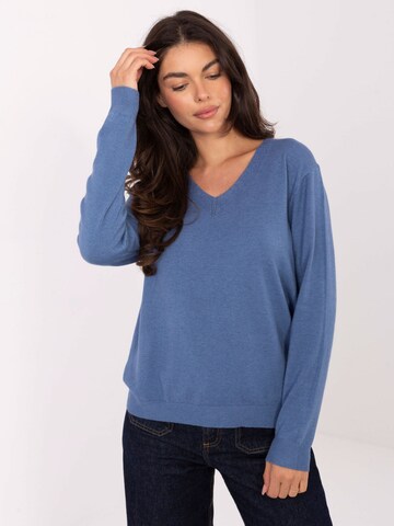 Top in maglia di Madnezz House in blu: frontale