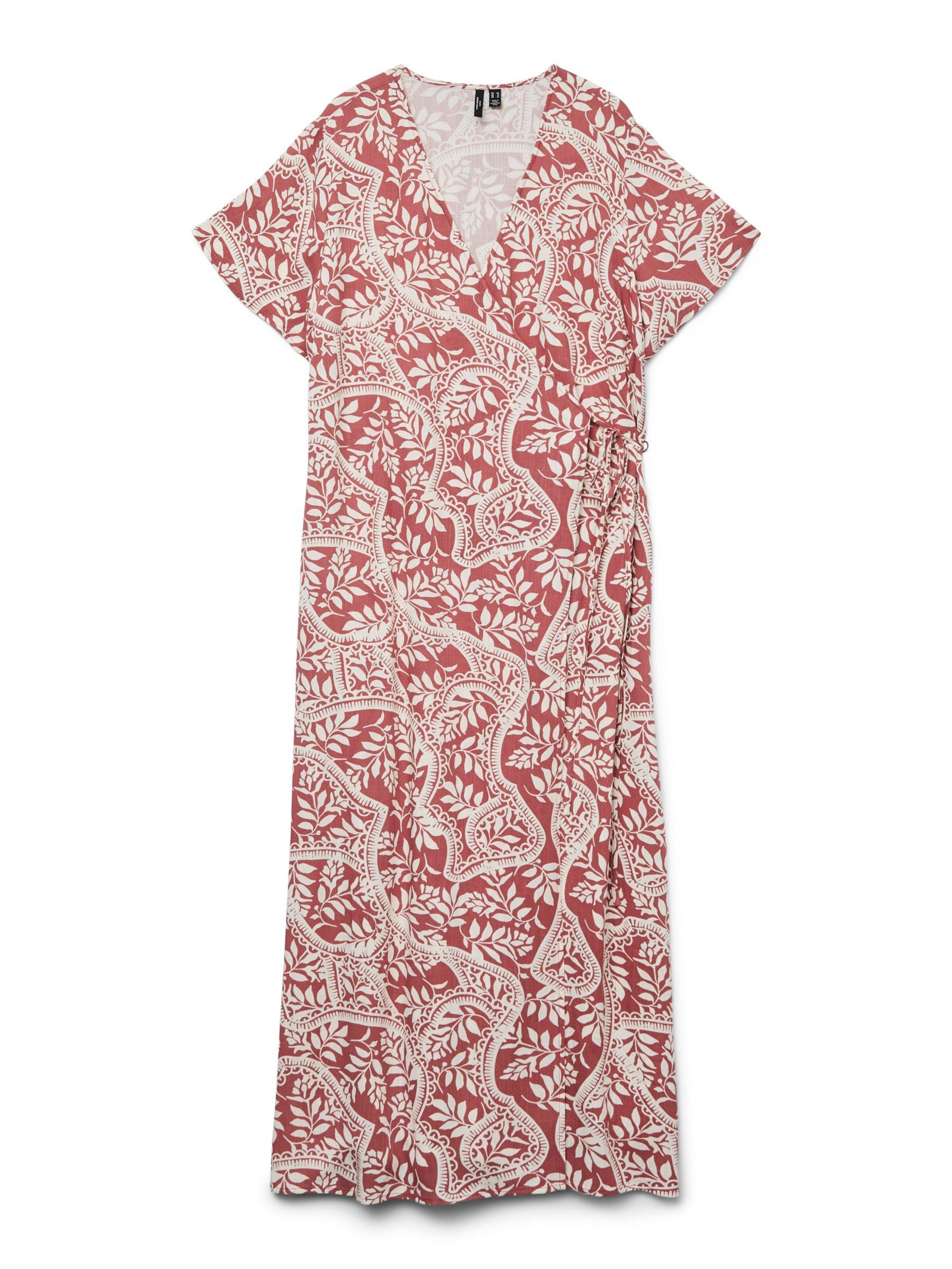 Vero Moda Curve Kjole 'VMCBali' i brun: forside