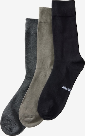 JACK & JONES Sukat 'JACLOUIS' koossa 41-46 värissä savunharmaa / vihreä / musta, Tuotenäkymä