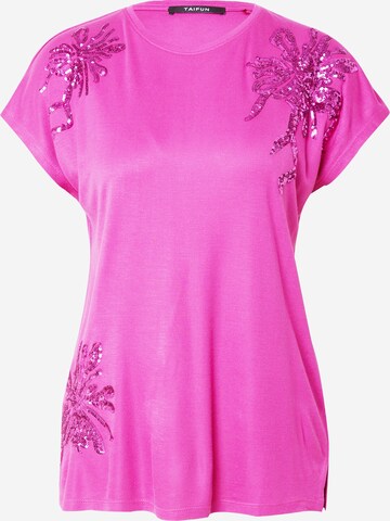 TAIFUN Shirt in Roze: voorkant