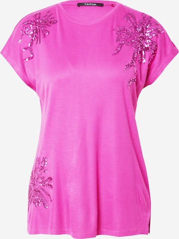 T-shirt TAIFUN en rose : devant