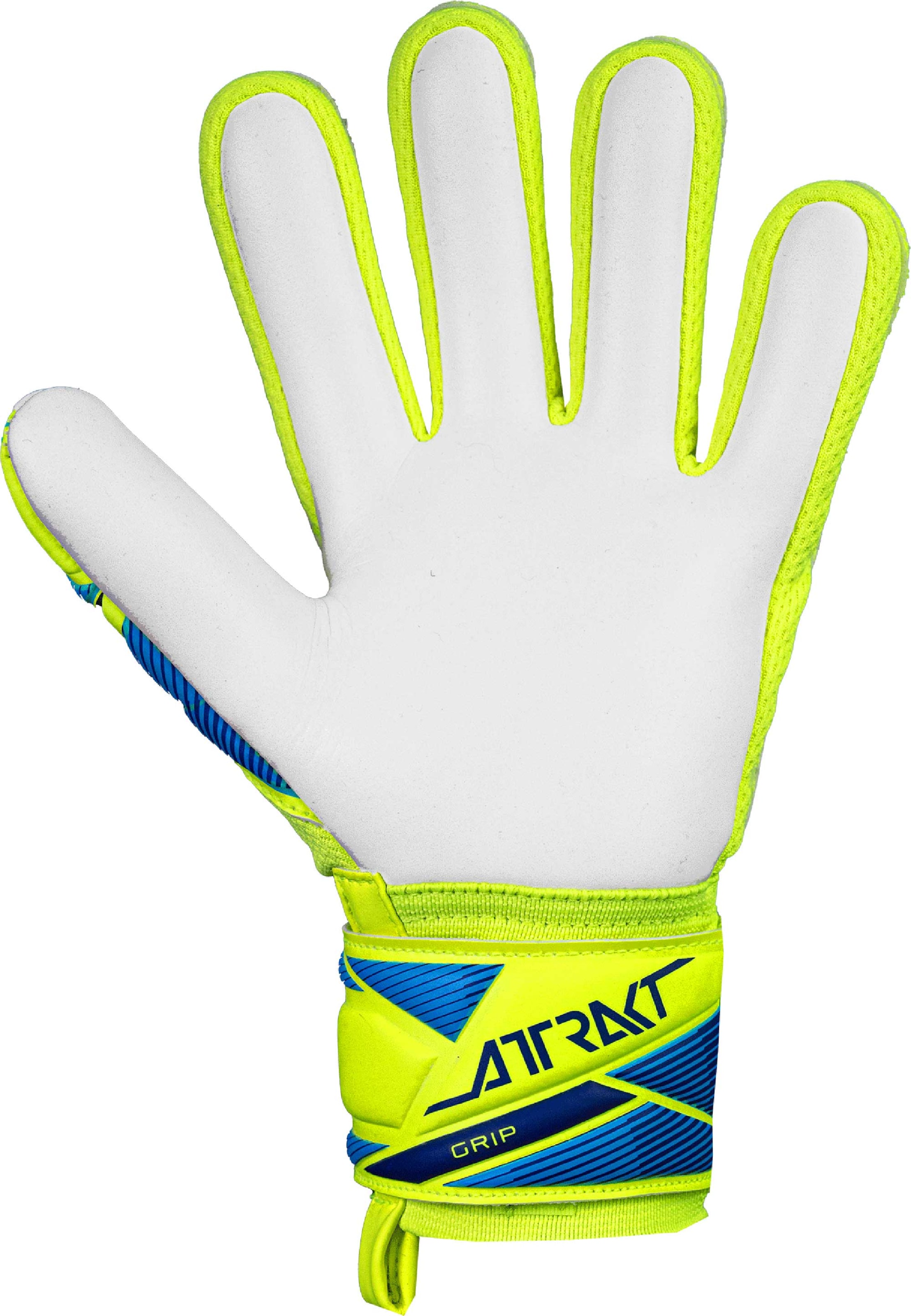REUSCH Athletic Gloves 'Attrakt Grip Junior' in Yellow