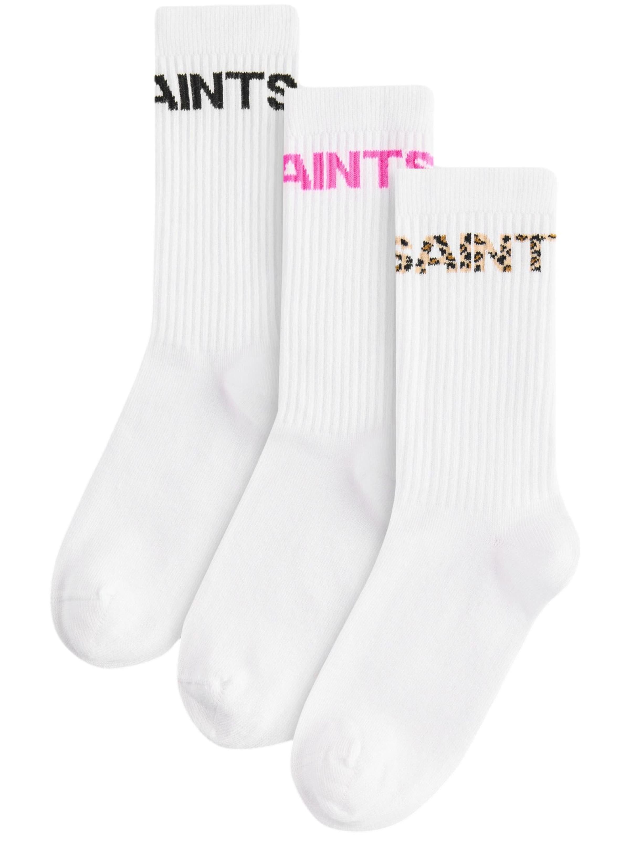 smALLSAINTS Sokid, värv valge: eest vaates