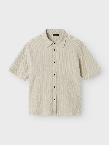 NAME IT Regular fit Overhemd in Beige
