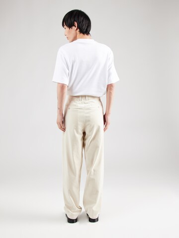 Loosefit Pantaloni con pieghe 'Kai' di BOSS in beige