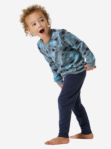 SCHIESSER Pyjama ' Boys World ' in Grün