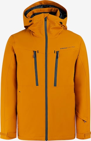 PROTEST Sportjacke 'PRTTIMOTHY' in Braun: Vorderseite