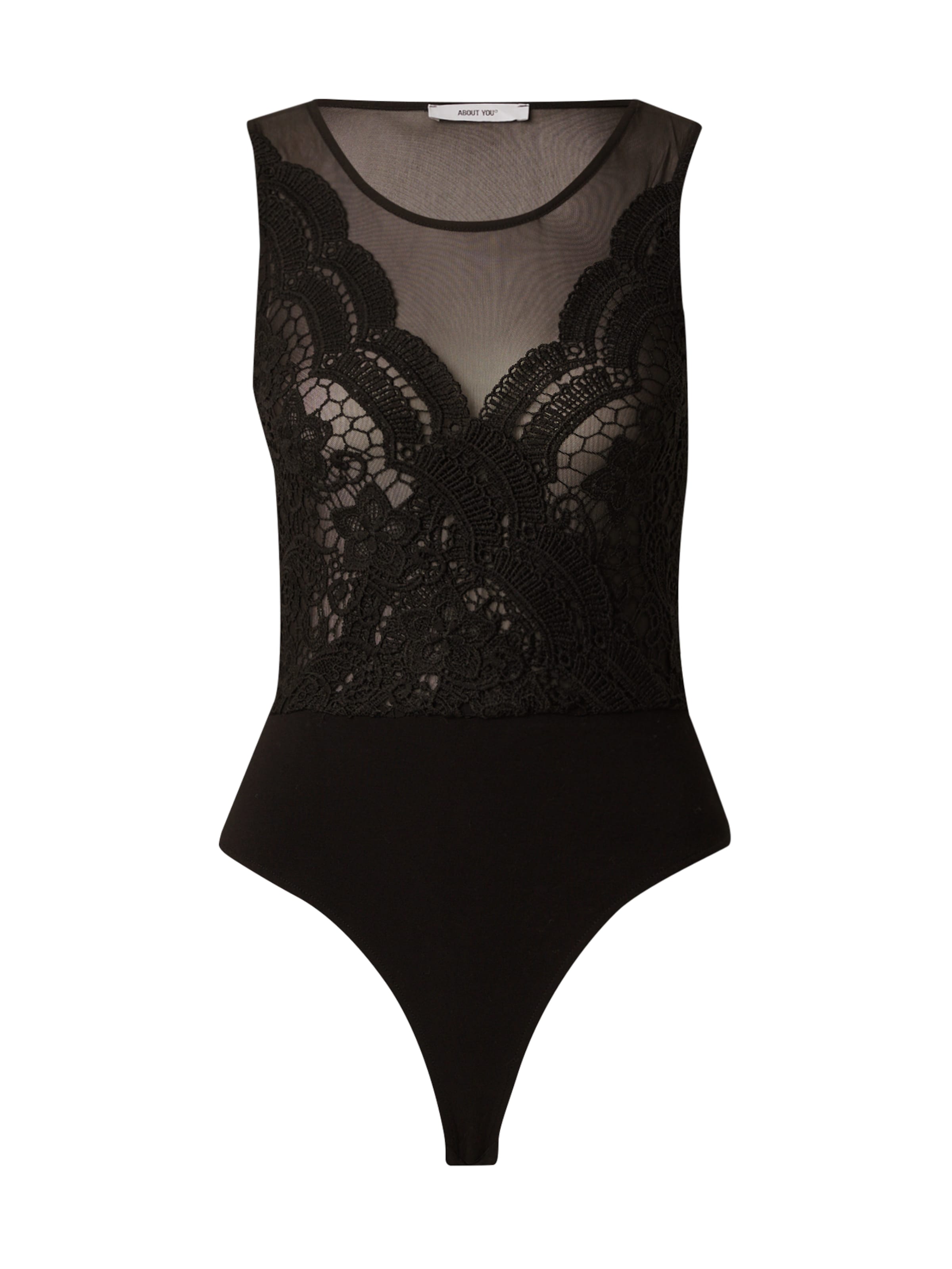 ABOUT YOU Top 'Inga' in Black: front