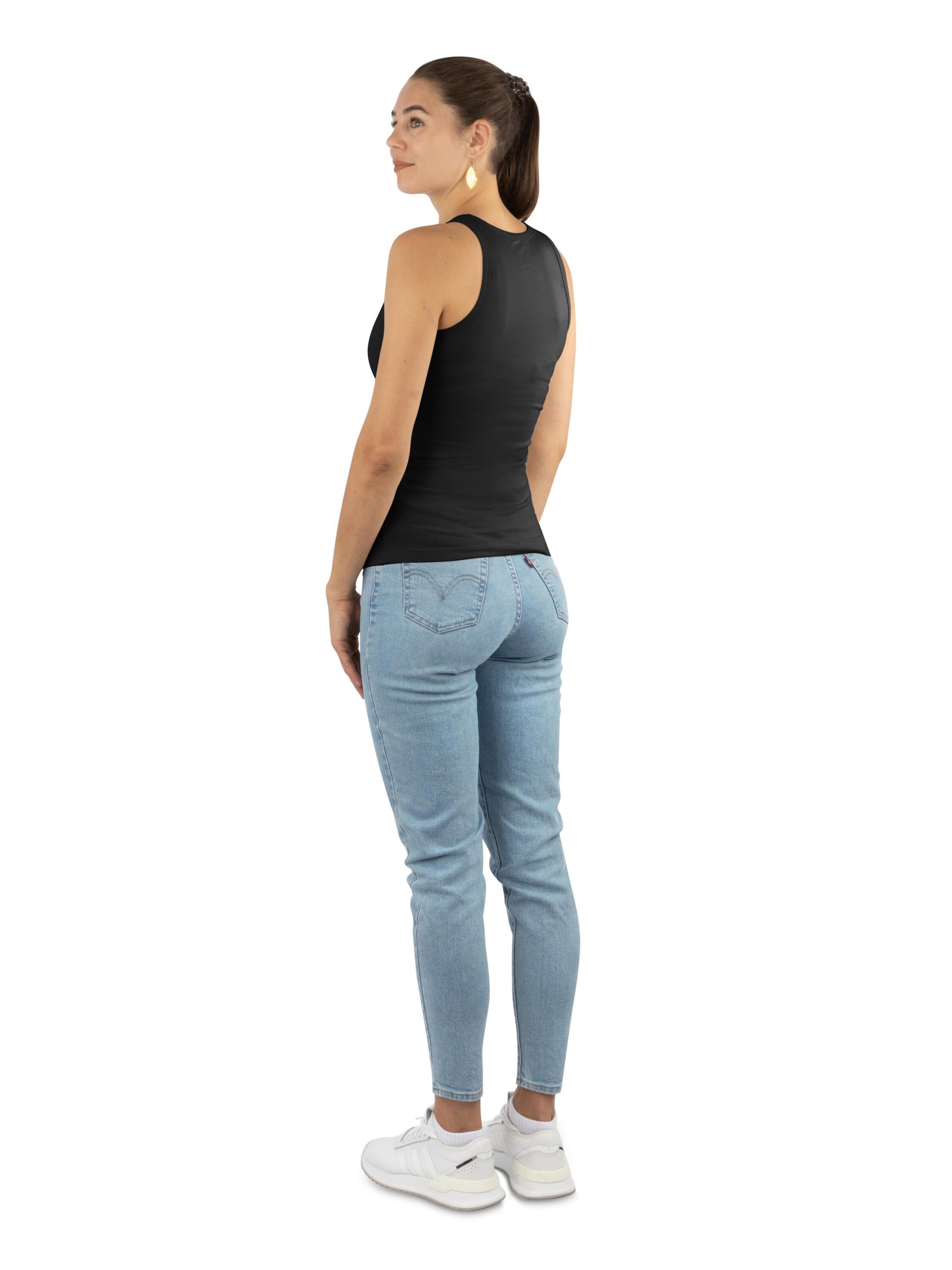 Janice Top 'Nauta' in Schwarz