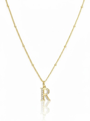 Hey Happiness Ketting 'Letter R' in Goud: voorkant
