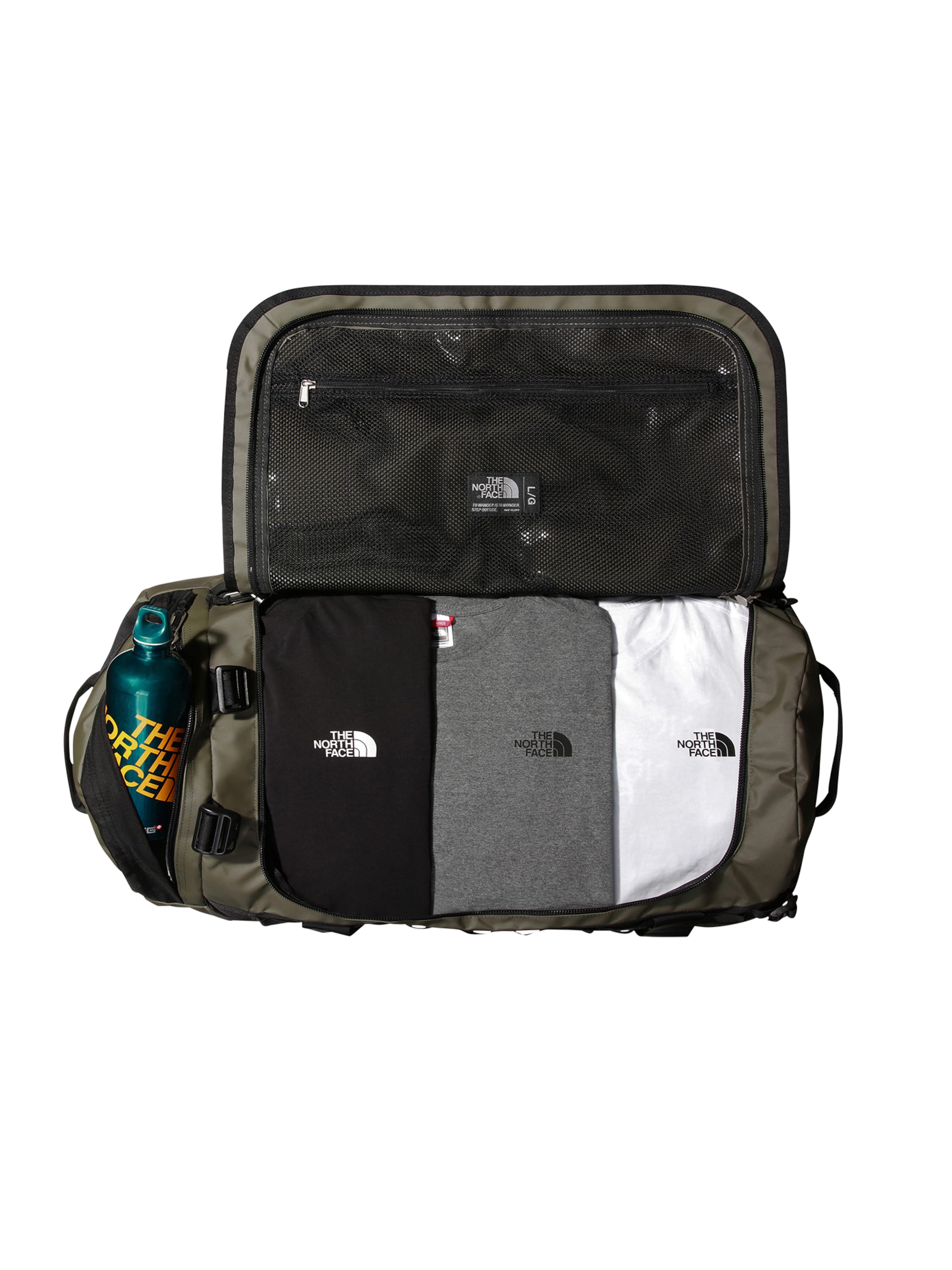 THE NORTH FACE Sportovní taška 'BASE CAMP' – zelená