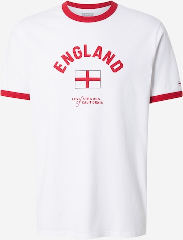 LEVI'S ® Tričko 'X WC RINGER' - Biela: predná strana