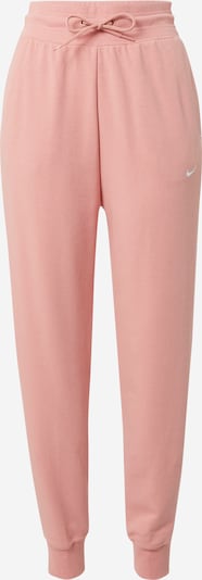 NIKE Pantalon de sport en rouge pastel / blanc, Vue avec produit