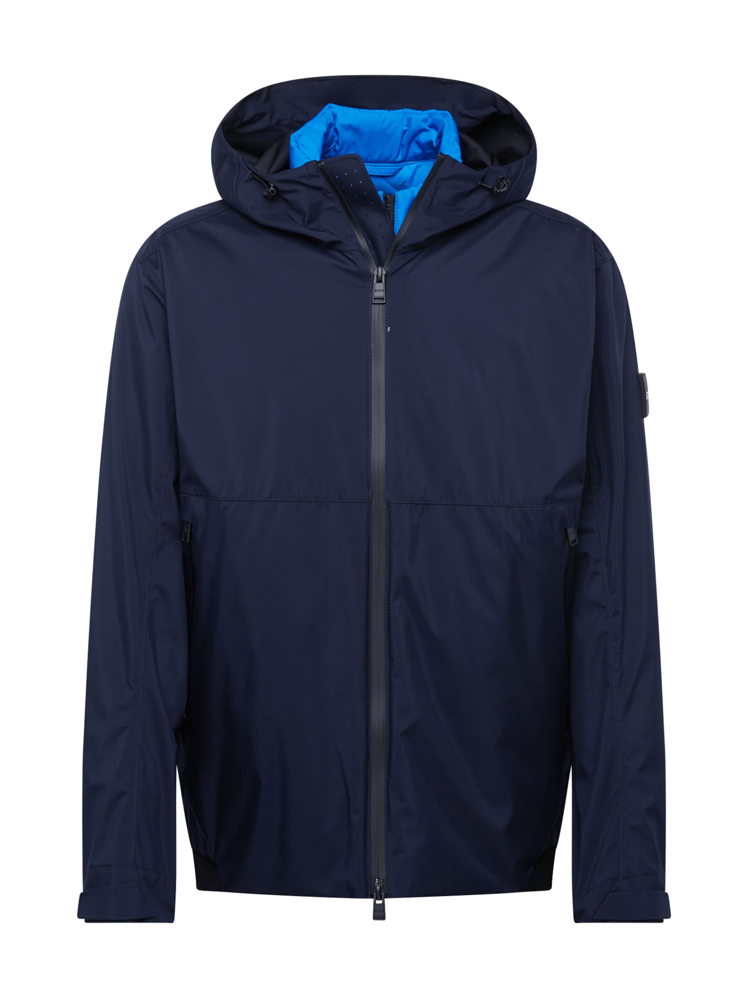 BOSS Přechodná bunda 'P-Codey' – modrá: přední strana