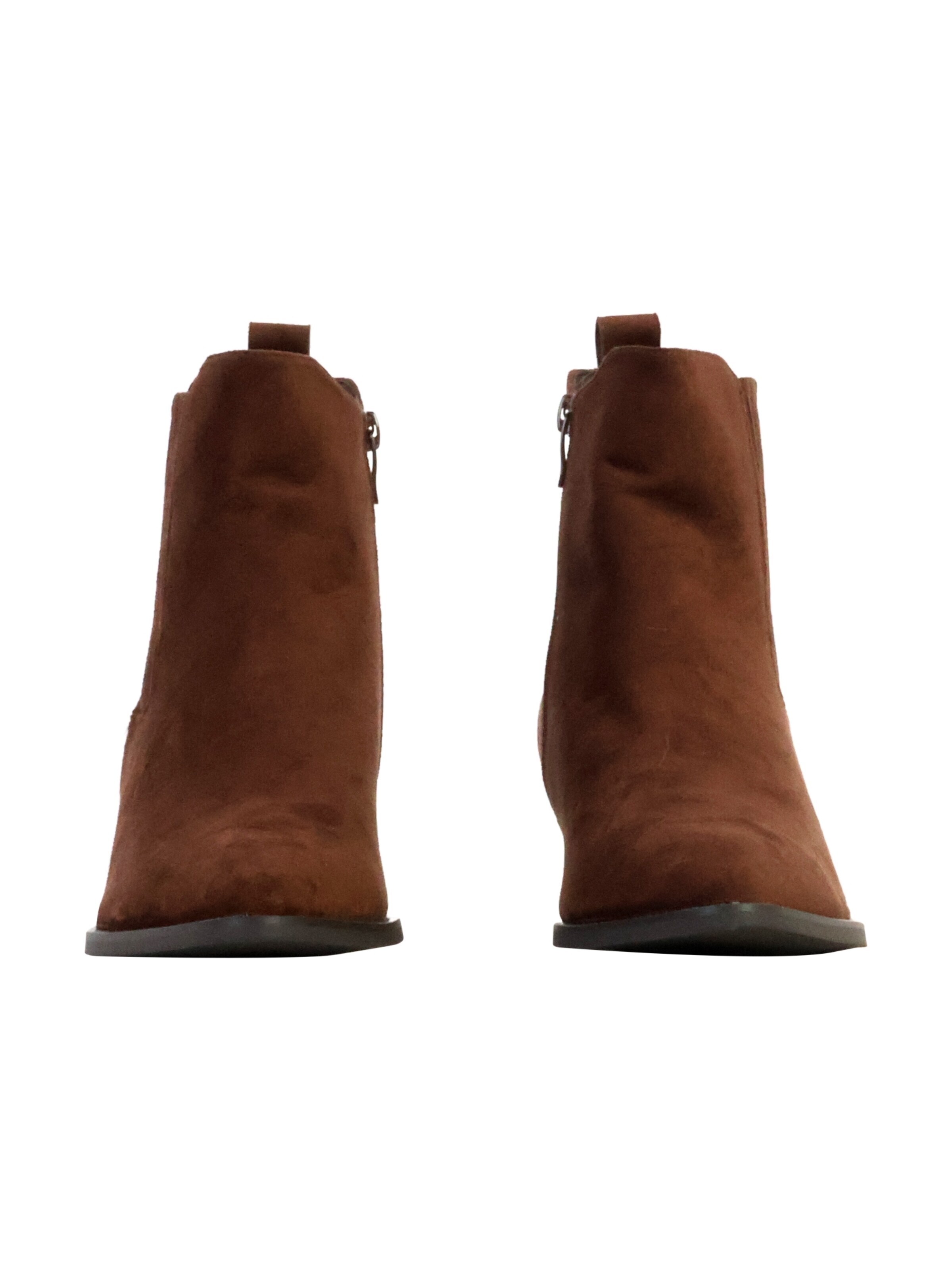 Bottines 'LBS-Stiefeletten mit Reißverschluss' Super Mode en marron