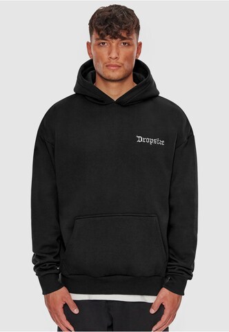 Dropsize Sweatshirt 'Broken Heart' in Schwarz: Vorderseite